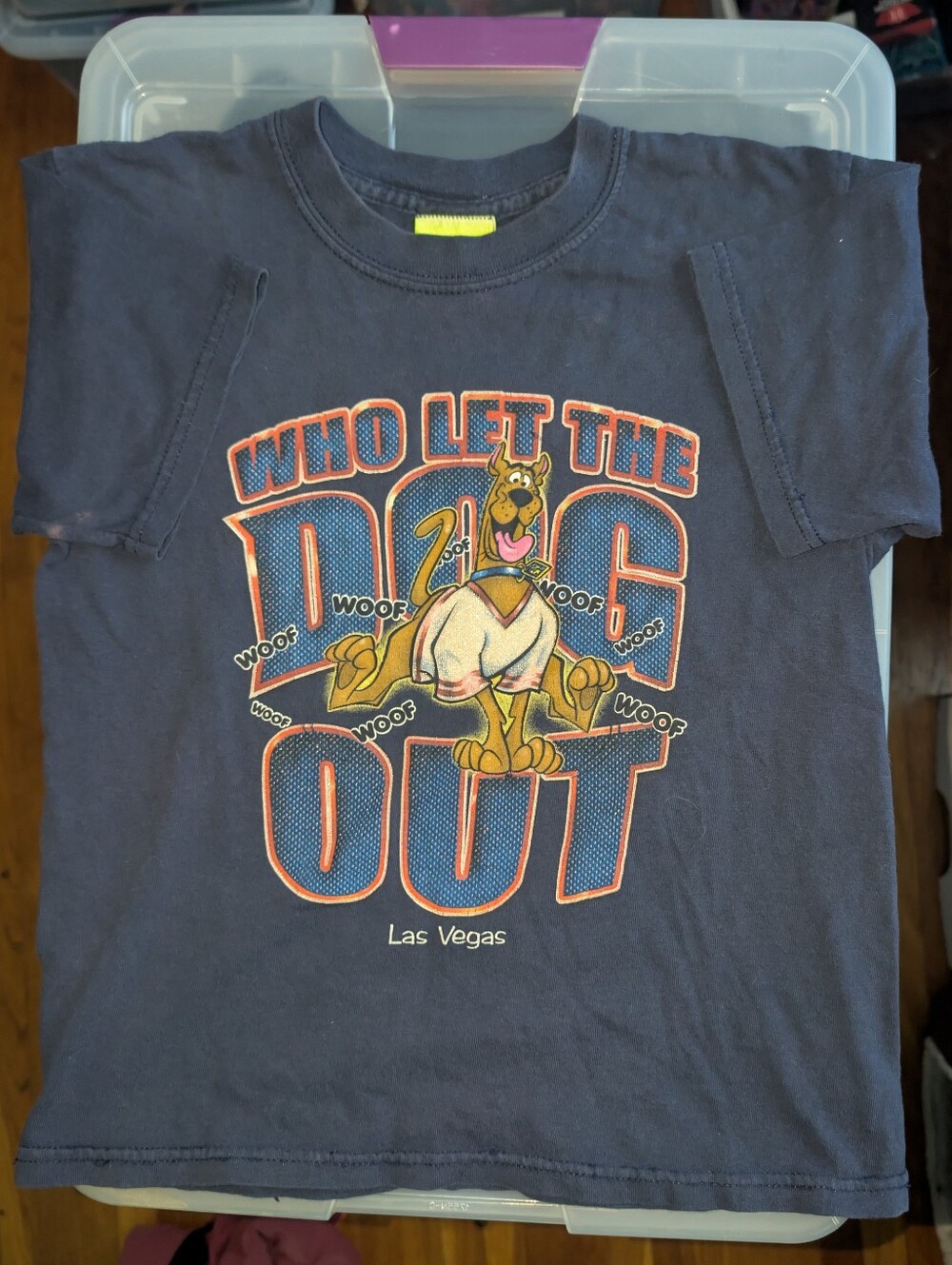 Vintage Scooby Doo Las Vegas Whole Let The Dogs Out Tshirt Youth Medium